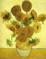 Nature morte Vase avec quinze tournesols Vincent van Gogh
